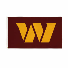 Washington Commanders Single Sided Flag w/ 2 Grommets, 3'x5', NFL, Home
