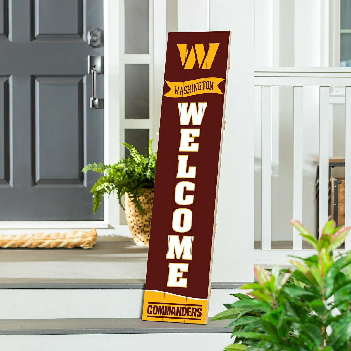Washington Commanders Large Single Sided Leaner, 46", NFL, Home