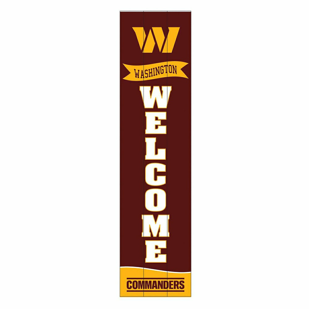 Washington Commanders Large Single Sided Leaner, 46", NFL, Home