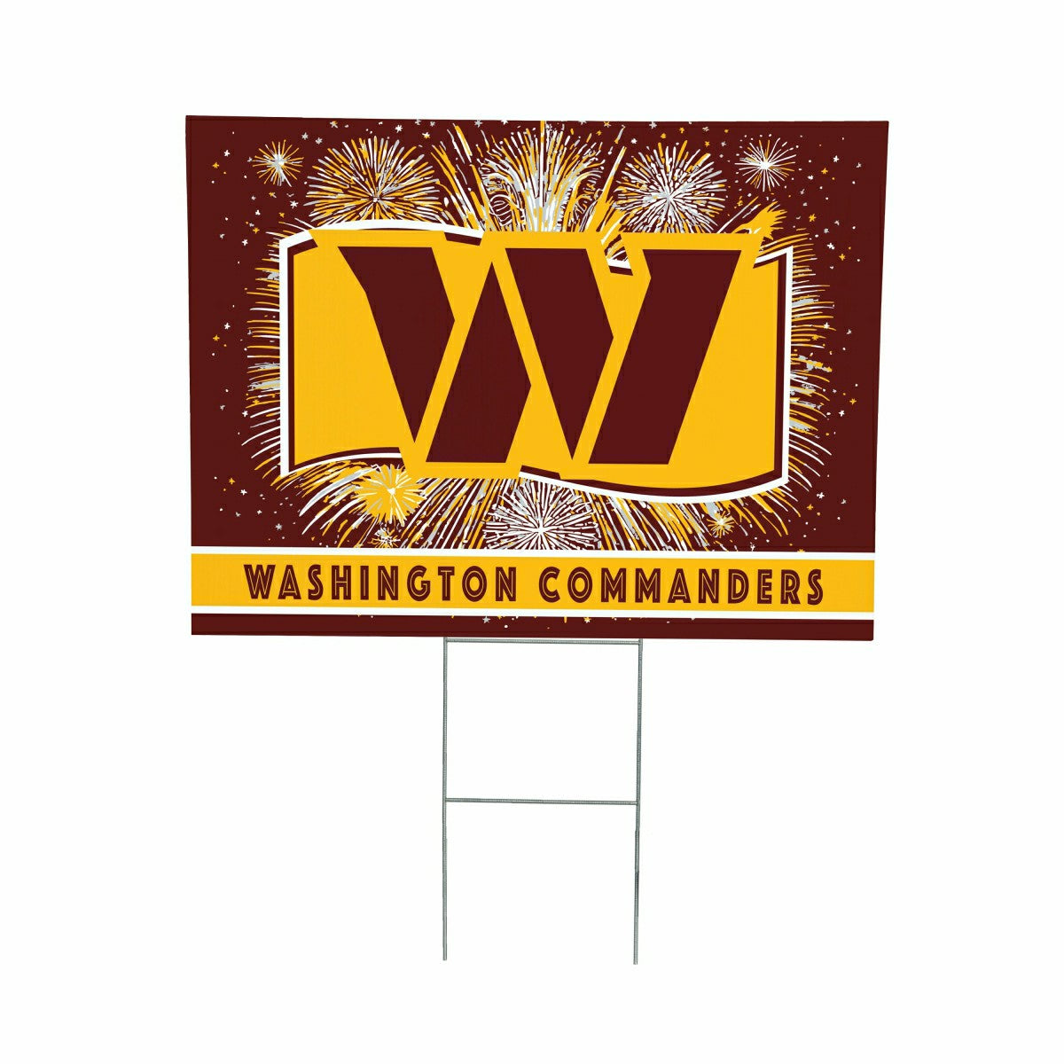 Washington Commanders Yard Sign, Patriotic, NFL, Home