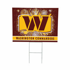 Washington Commanders Yard Sign, Patriotic, NFL, Home