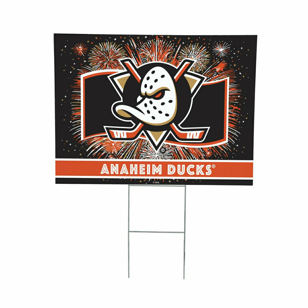 Anaheim Ducks Yard Sign, Patriotic, NHL, Home