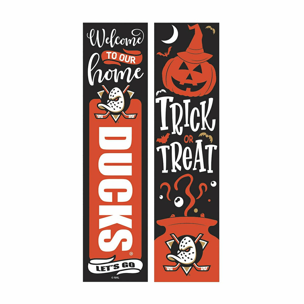 Anaheim Ducks Halloween Double Sided Large Leaner, 46", NHL, Home