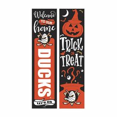 Anaheim Ducks Halloween Double Sided Large Leaner, 46", NHL, Home