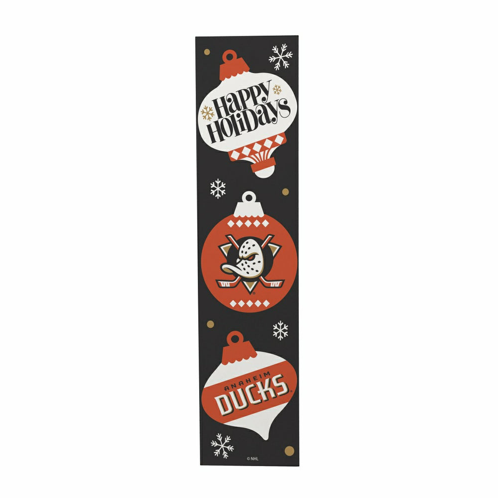 Anaheim Ducks Christmas Double Sided Large Leaner, 47", NHL, Home