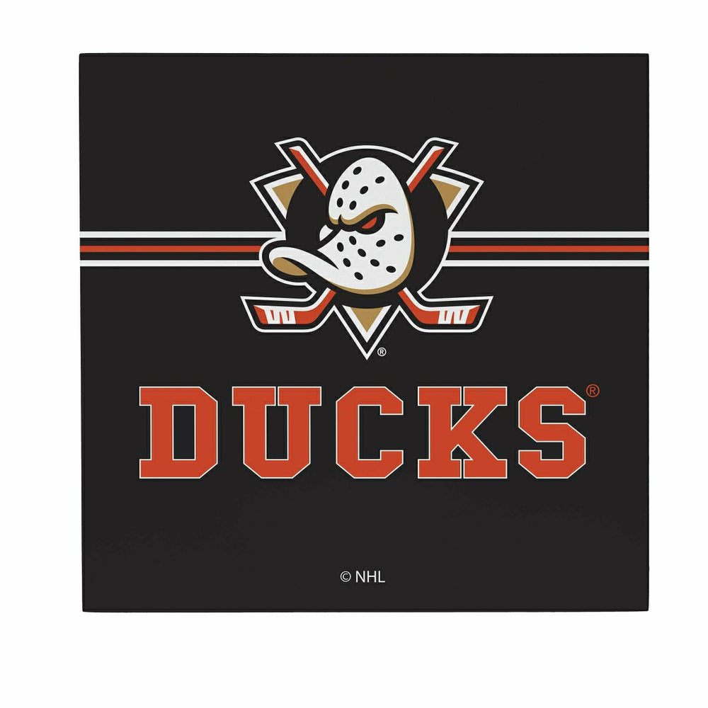 Anaheim Ducks Wood Wall Sign, 12x12, NHL, Home