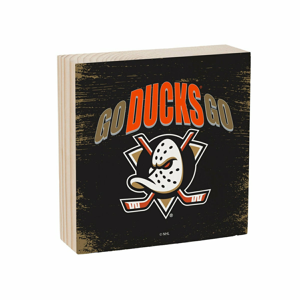Anaheim Ducks Plock, Down Home Fans, 6x6, NHL, Home
