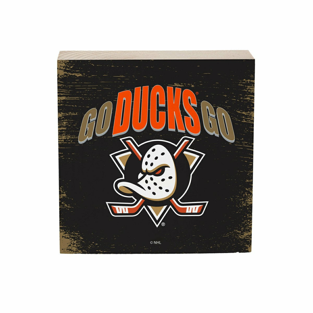 Anaheim Ducks Plock, Down Home Fans, 6x6, NHL, Home