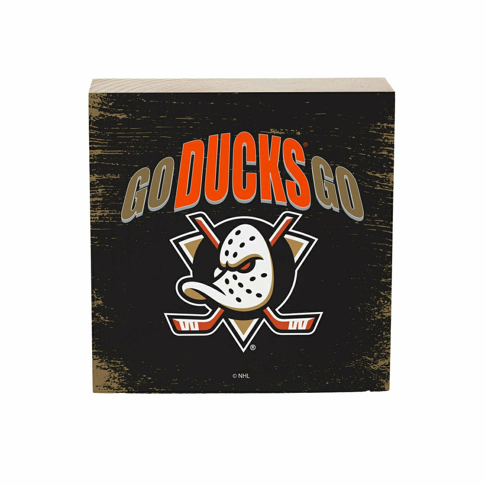 Anaheim Ducks Plock, Down Home Fans, 6x6, NHL, Home