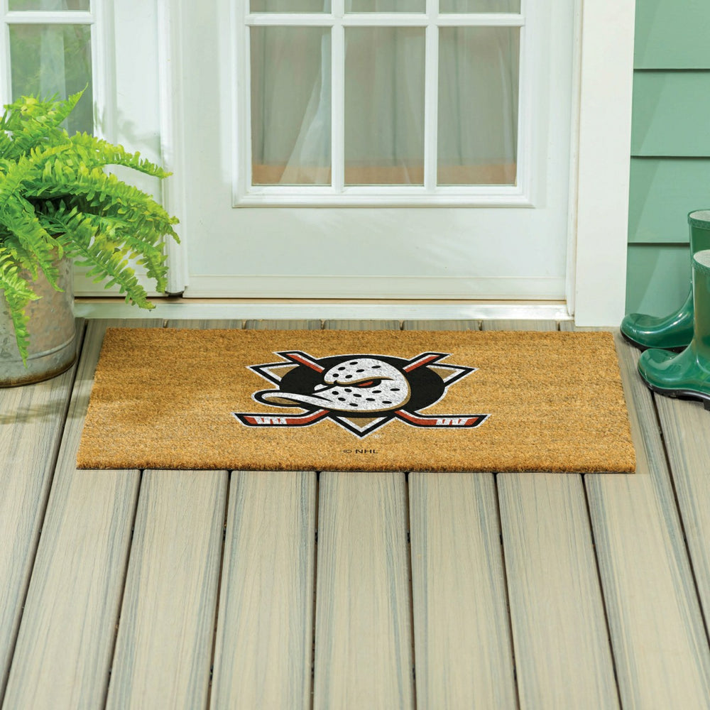 Anaheim Ducks Large Full Color Coir Mat, 36"x24", NHL
