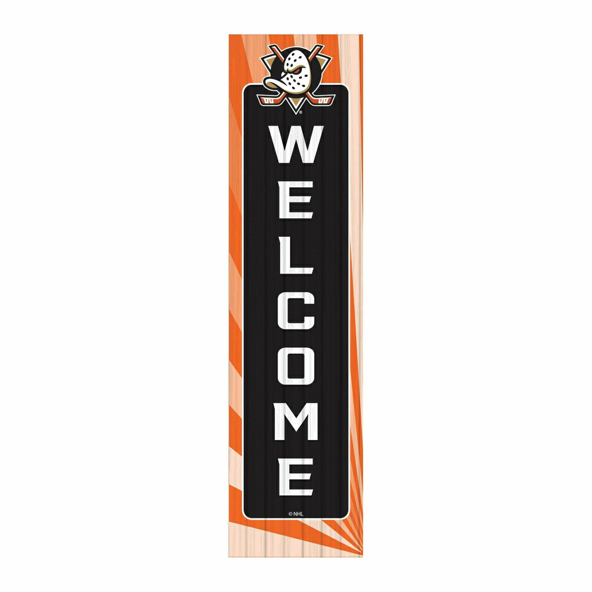 Anaheim Ducks Summer Seasonal Single Sided Large Leaner, 46", NHL, Home