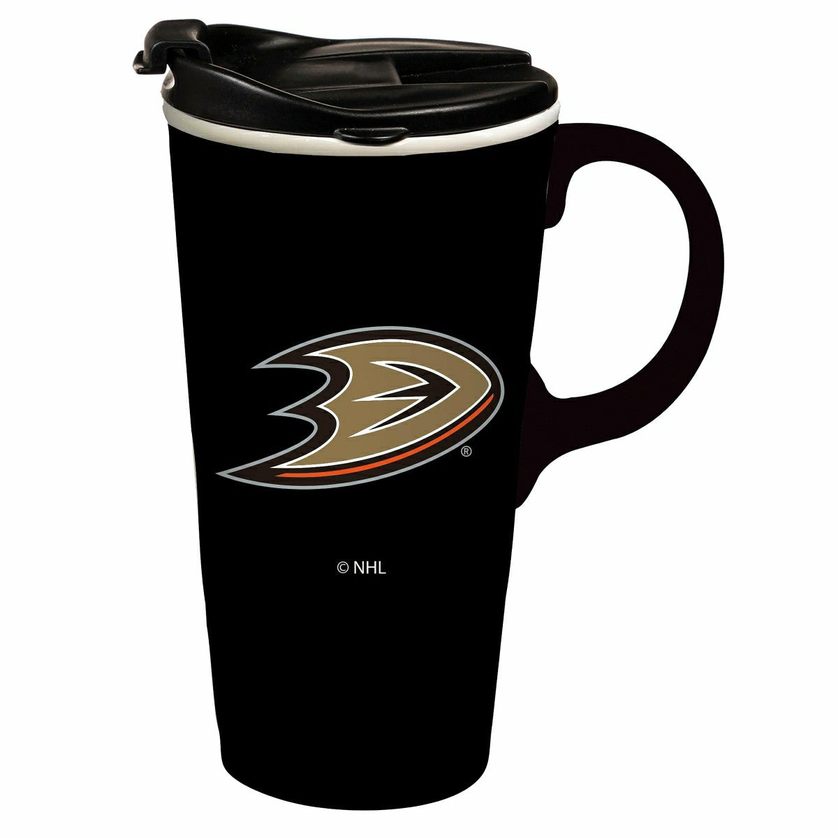 Boxed Travel Latte Cup, Anaheim Ducks, NHL, Home