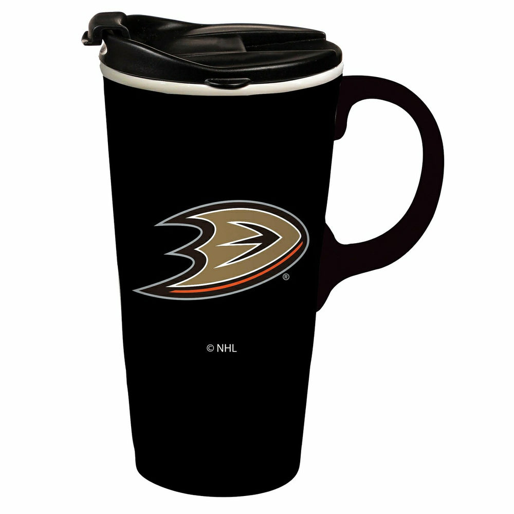 Boxed Travel Latte Cup, Anaheim Ducks, NHL, Home