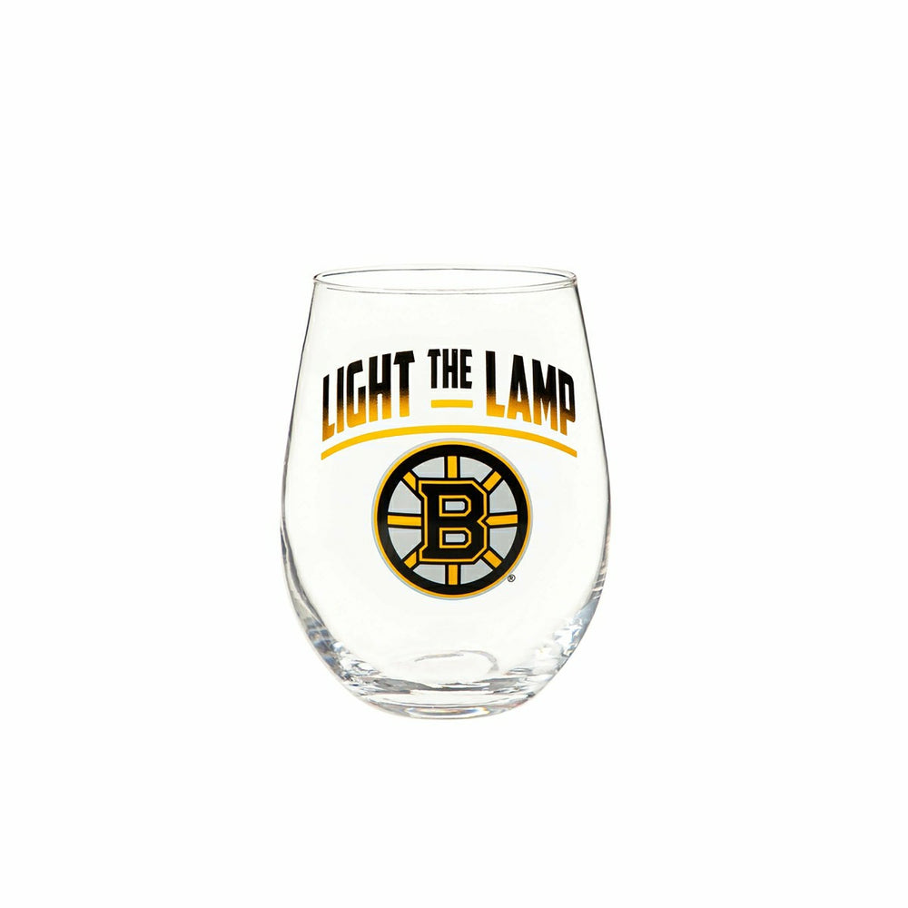 Stemless 17OZ Glass & Tankard 16OZ Gift Set, Boston Bruins, NHL, Home