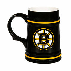 Boston Bruins Ceramic Stein Cup, 24oz, NHL, Home