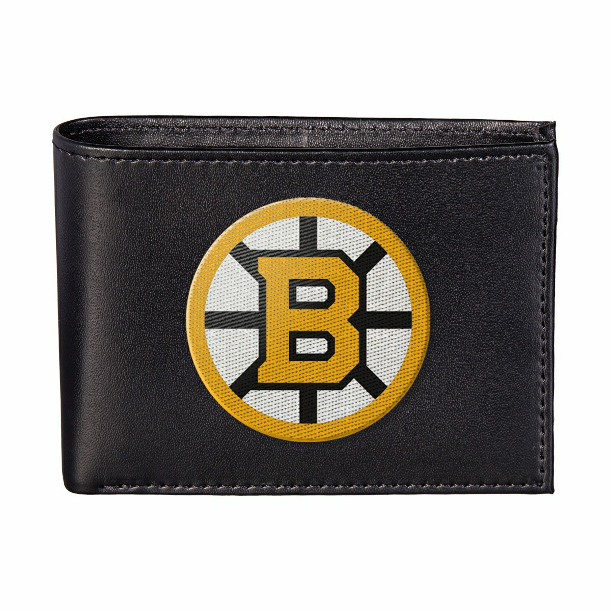 Boston Bruins Black Bi-Fold Embroidered Wallet w/ RFID Blocking, NHL, Home
