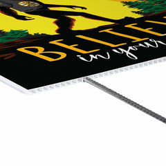 Boston Bruins Coroplast Yard Sign, Bigfoot, NHL, Home