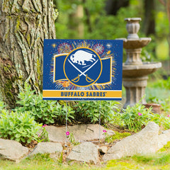 Buffalo Sabres Yard Sign, Patriotic, NHL, Home