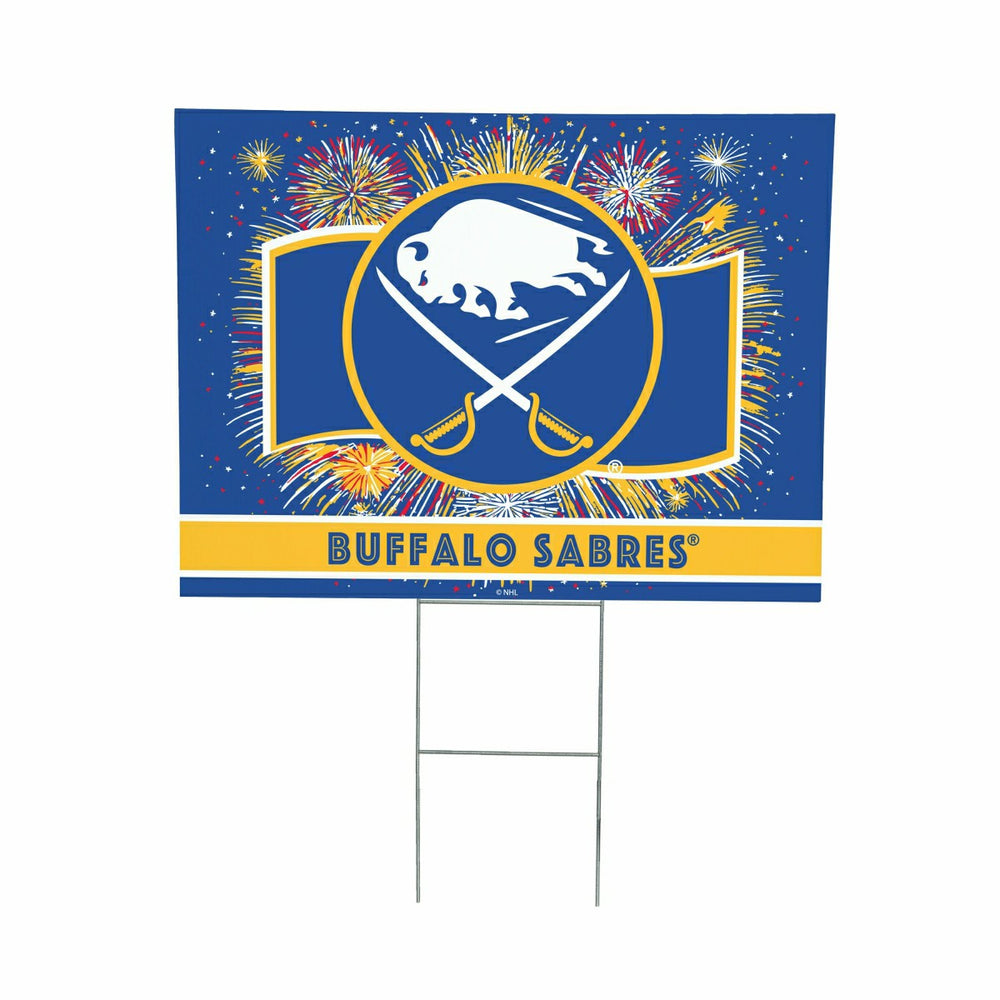 Buffalo Sabres Yard Sign, Patriotic, NHL, Home