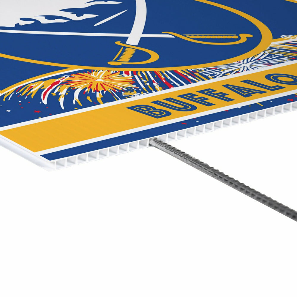 Buffalo Sabres Yard Sign, Patriotic, NHL, Home