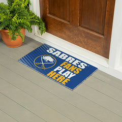 Buffalo Sabres Fan Mat, 28"x16", NHL
