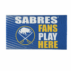 Buffalo Sabres Fan Mat, 28"x16", NHL