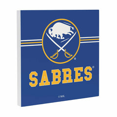 Buffalo Sabres Wood Wall Sign, 12x12, NHL, Home