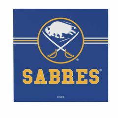Buffalo Sabres Wood Wall Sign, 12x12, NHL, Home