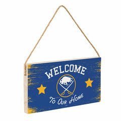 Buffalo Sabres Wood Wall Sign, 6x11, NHL, Home
