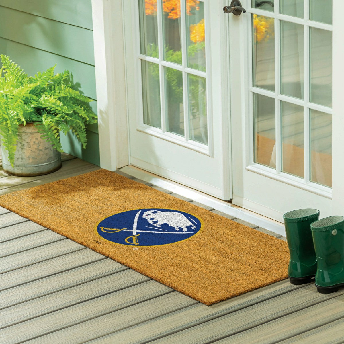 Buffalo Sabres Extra Large Full Color Coir Mat, 60"x24", NHL