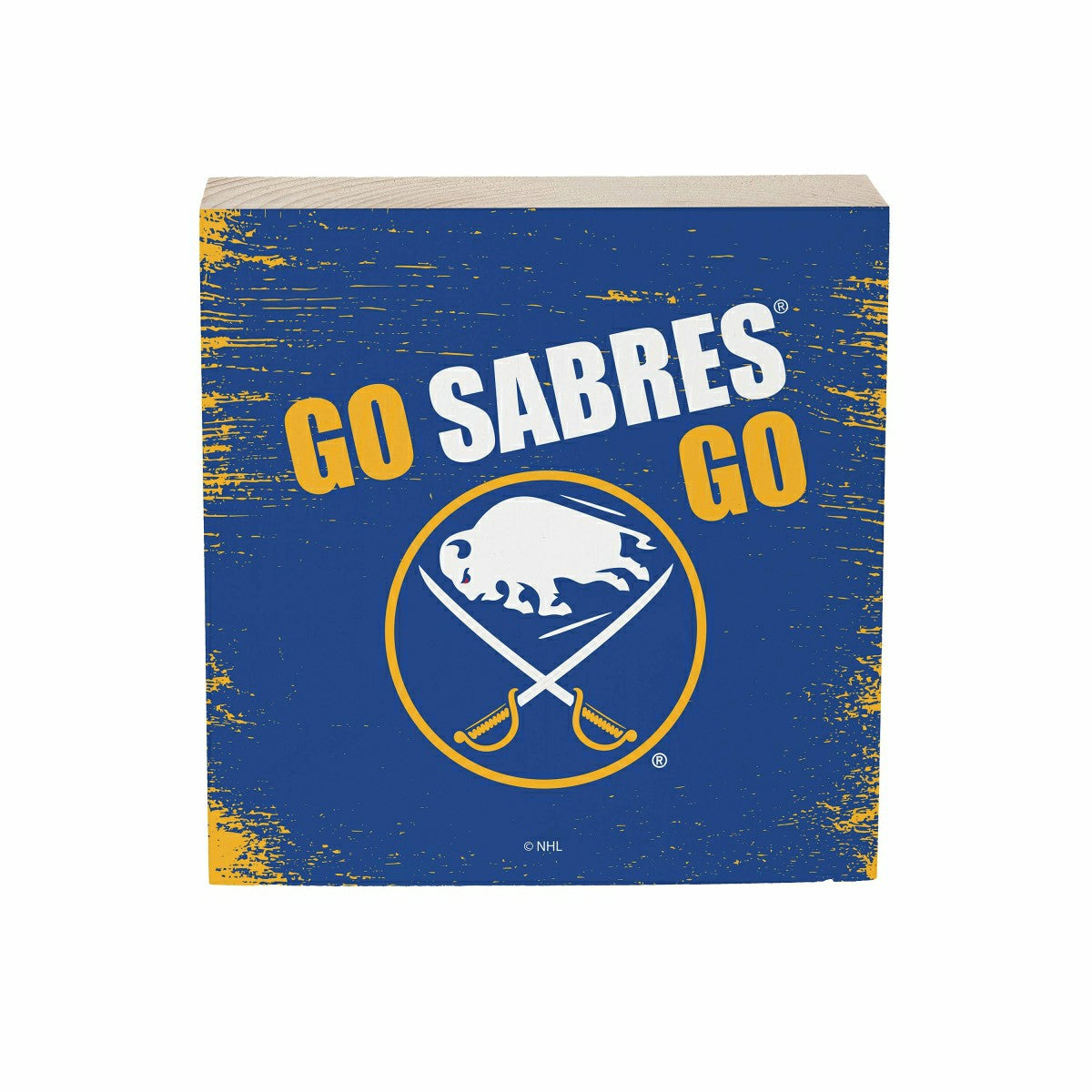 Buffalo Sabres Plock, Down Home Fans, 6x6, NHL, Home
