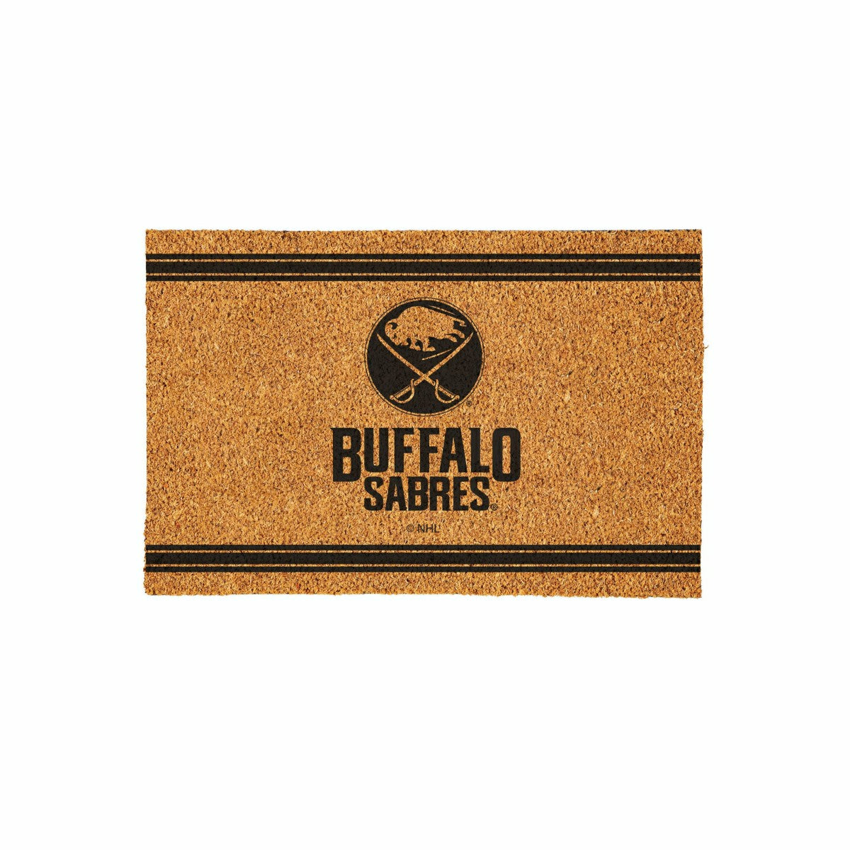 Buffalo Sabres Large One Color Coir Mat, 36"x24", NHL