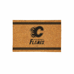Calgary Flames Large One Color Coir Mat, 36"x24", NHL