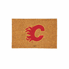 Calgary Flames Large Full Color Coir Mat, 36"x24", NHL