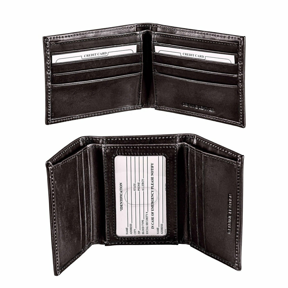 Calgary Flames, Bi-Fold and Tri-Fold Wallet Gift Set, Black, NHL, Home