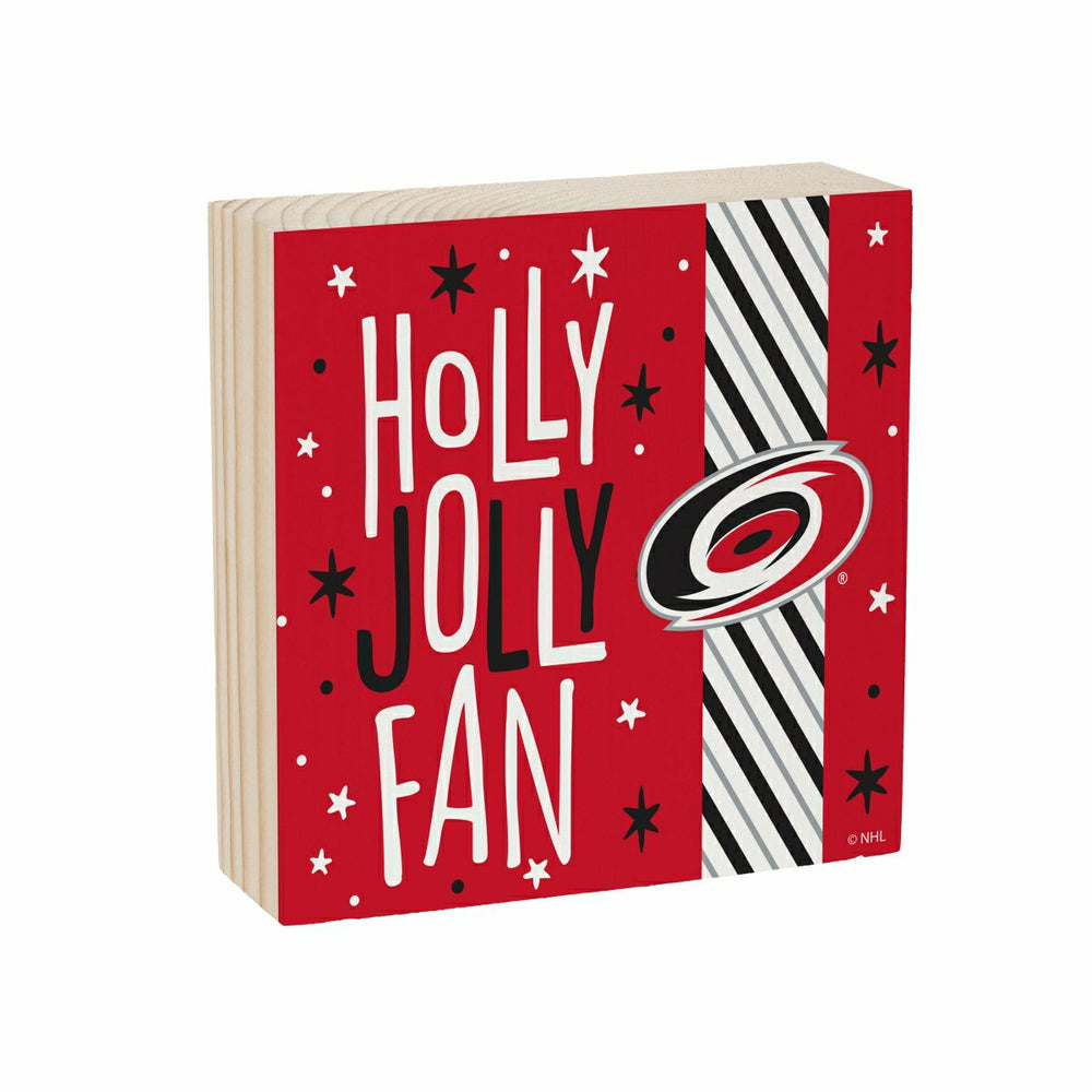 Carolina Hurricanes Block, Holiday, 6x6, NHL, Home