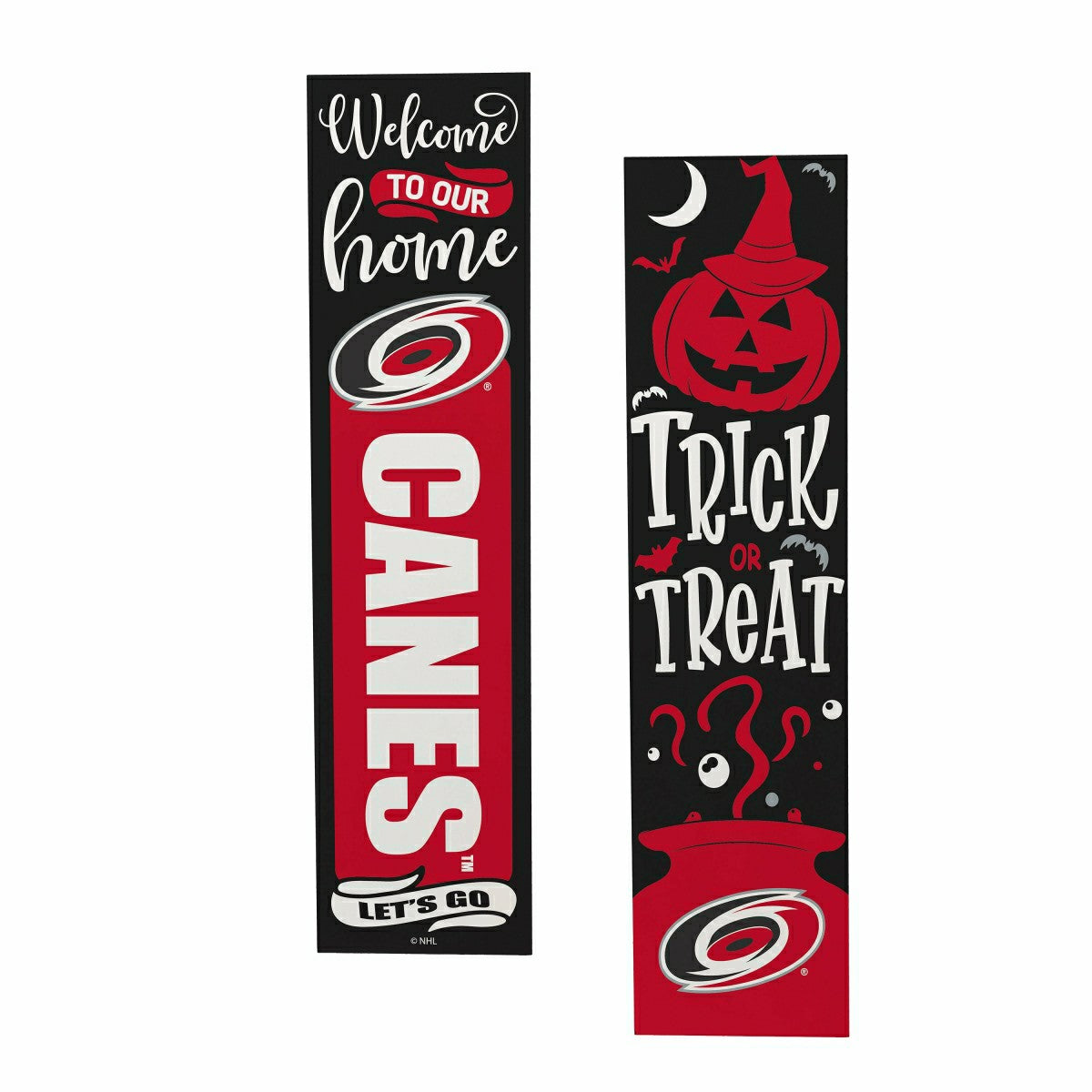 Carolina Hurricanes 47" Double Sided Leaner, Halloween, NHL, Home