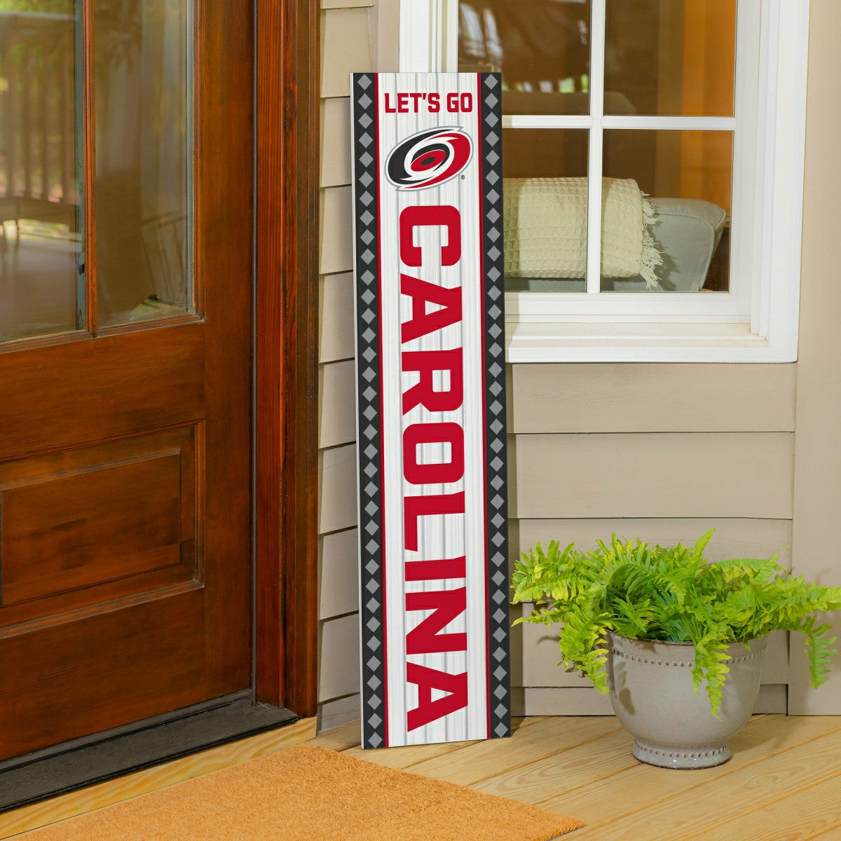 Carolina Hurricanes 47" Double Sided Leaner, Christmas, NHL, Home