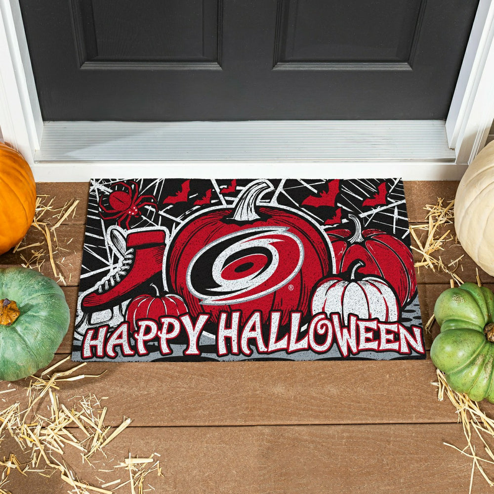 Carolina Hurricanes Halloween PVC Mat, 28"x16", NHL