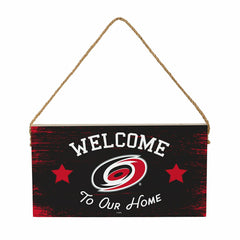 Carolina Hurricanes Wood Wall Sign, 6x11, NHL, Home