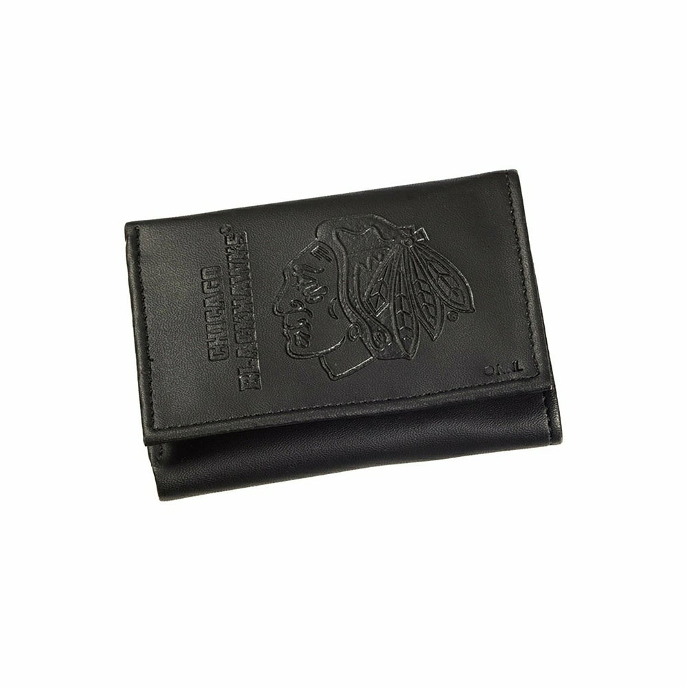 Wallet, Tri-Fold, Chicago Blackhawks, NHL, Home