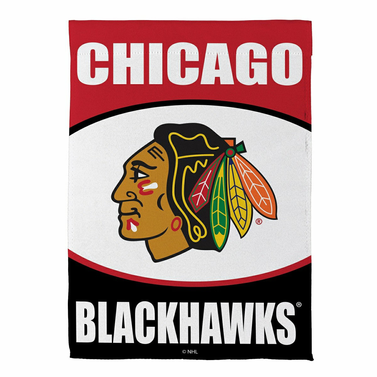 Chicago Blackhawks Suede Garden Flag, NHL