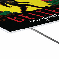 Chicago Blackhawks Yard Sign, Bigfoot, NHL, Home