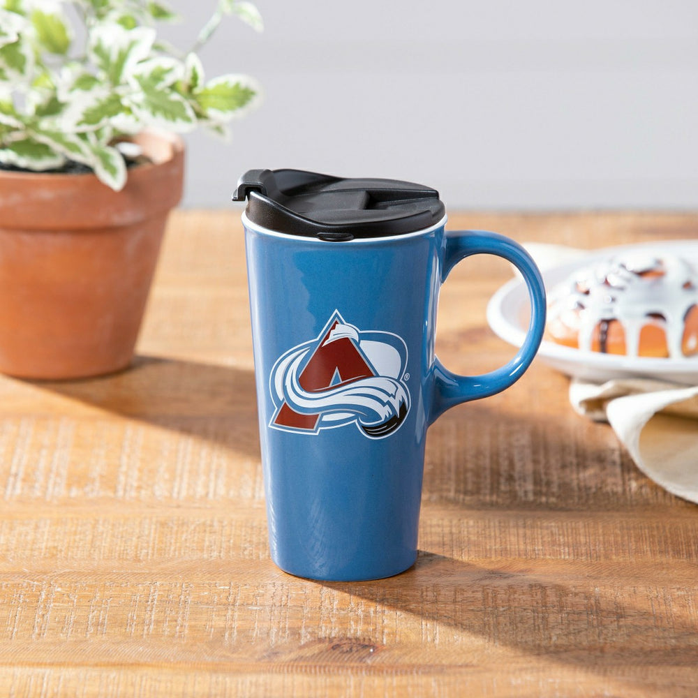 Boxed Travel Latte Cup, Colorado Avalanche, NHL, Home