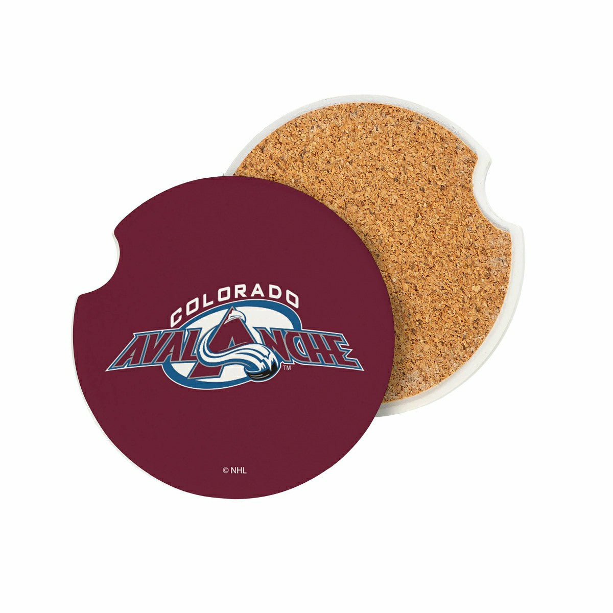 Colorado Avalanche Car Coaster Set, 2pc, NHL, Home