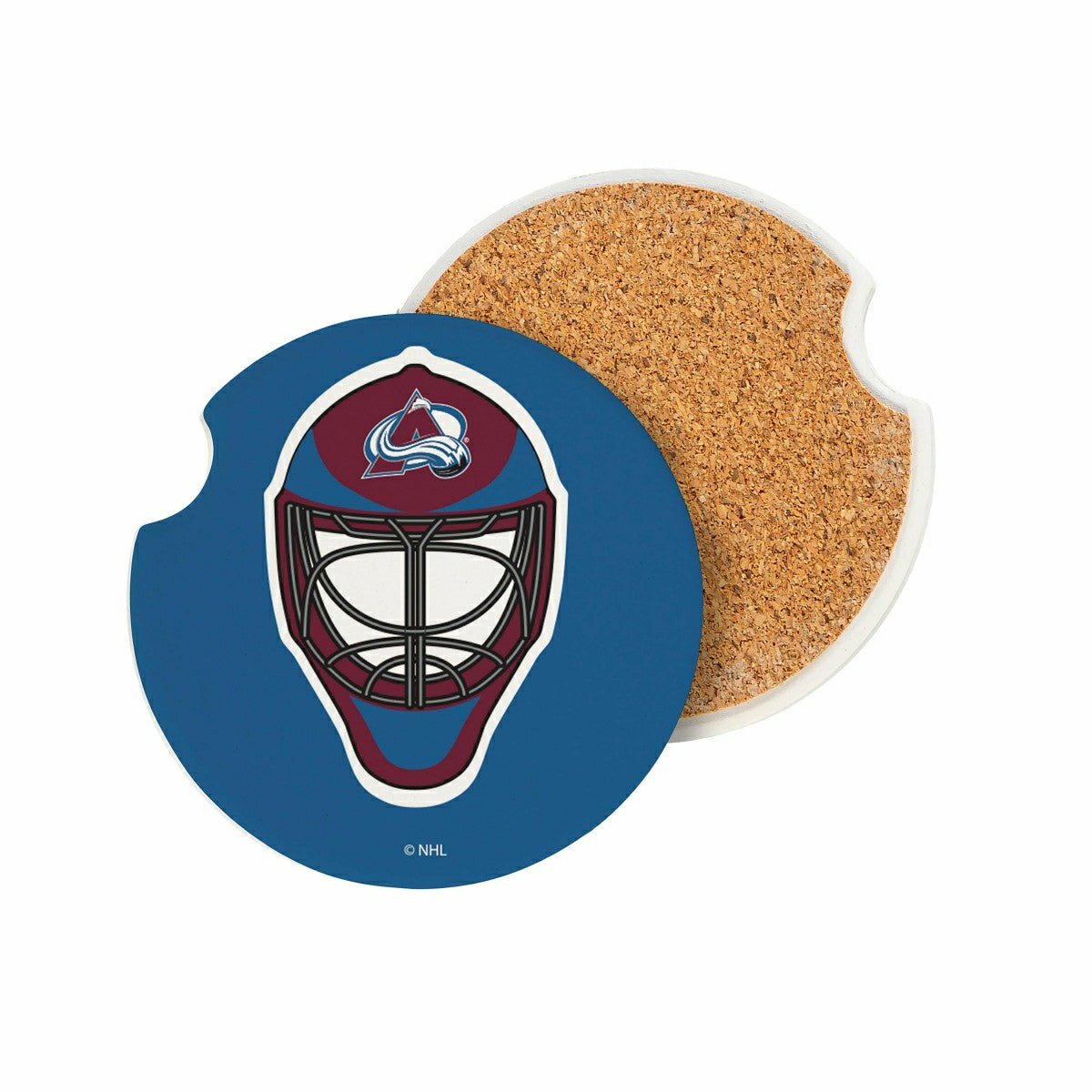 Colorado Avalanche Car Coaster Set, 2pc, NHL, Home