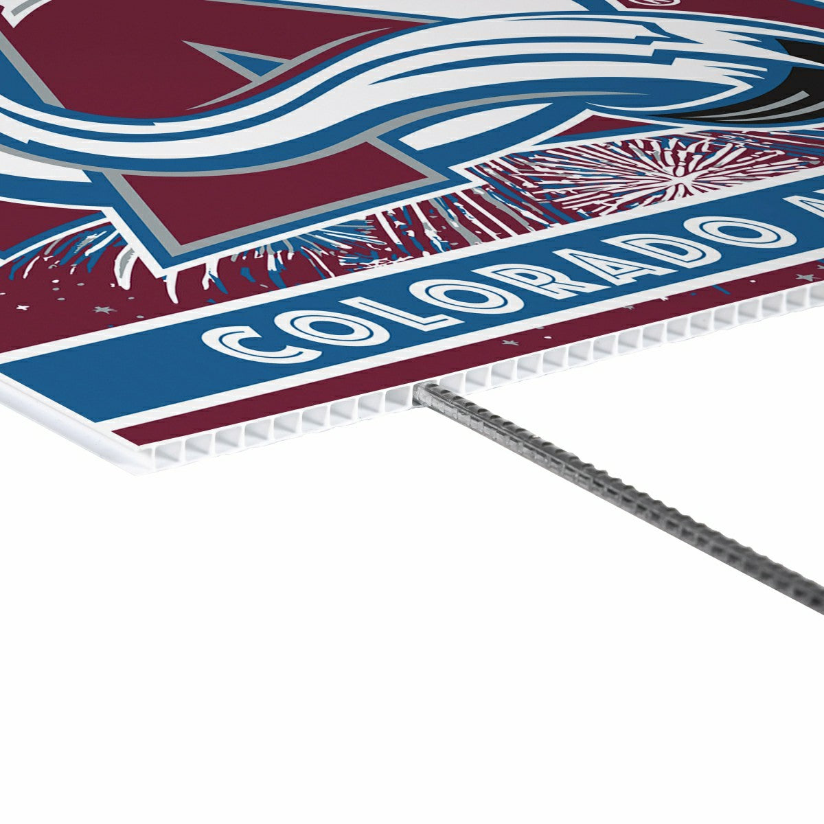 Colorado Avalanche Yard Sign, Patriotic, NHL, Home