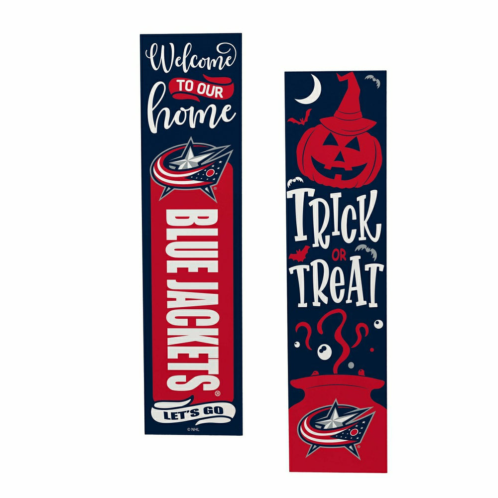 Columbus Blue Jackets 47" Double Sided Leaner, Halloween, NHL, Home