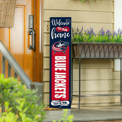 Columbus Blue Jackets 47" Double Sided Leaner, Halloween, NHL, Home
