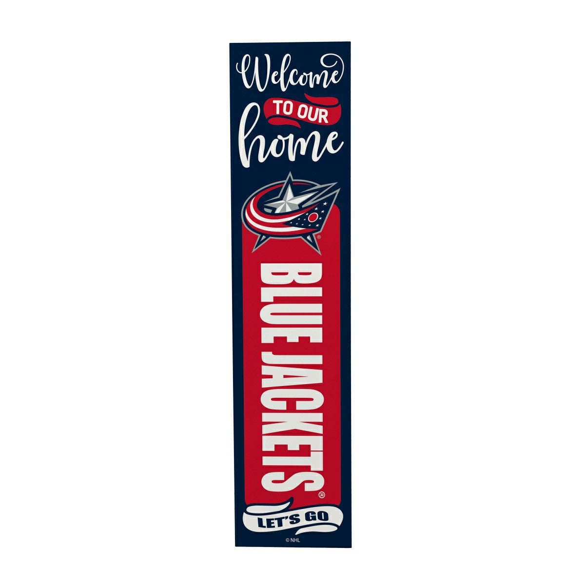 Columbus Blue Jackets 47" Double Sided Leaner, Halloween, NHL, Home